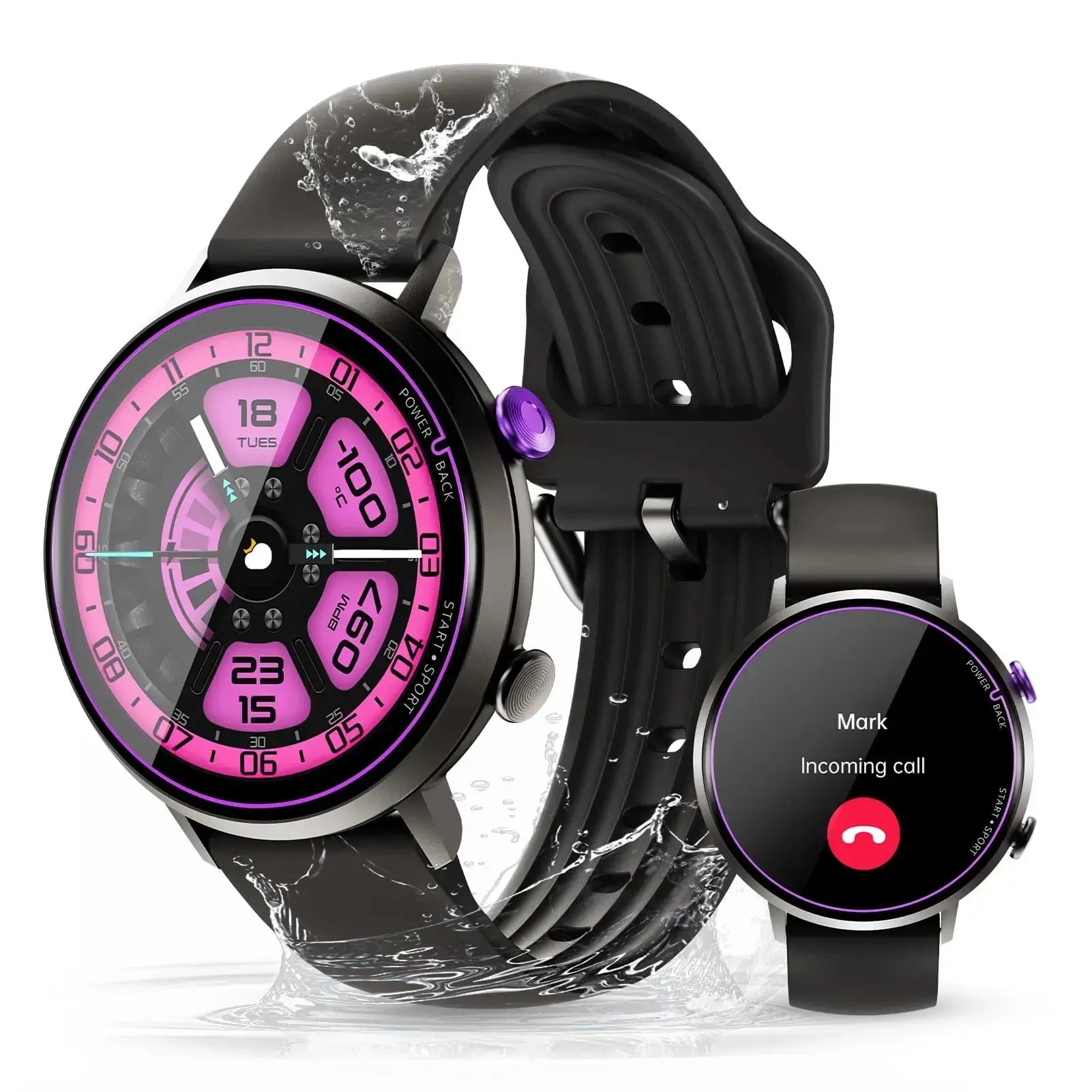OUKITEL BT60 230mAh Battery Capacity 5ATM Waterproof Rugged Outdoor Watch OUKITEL