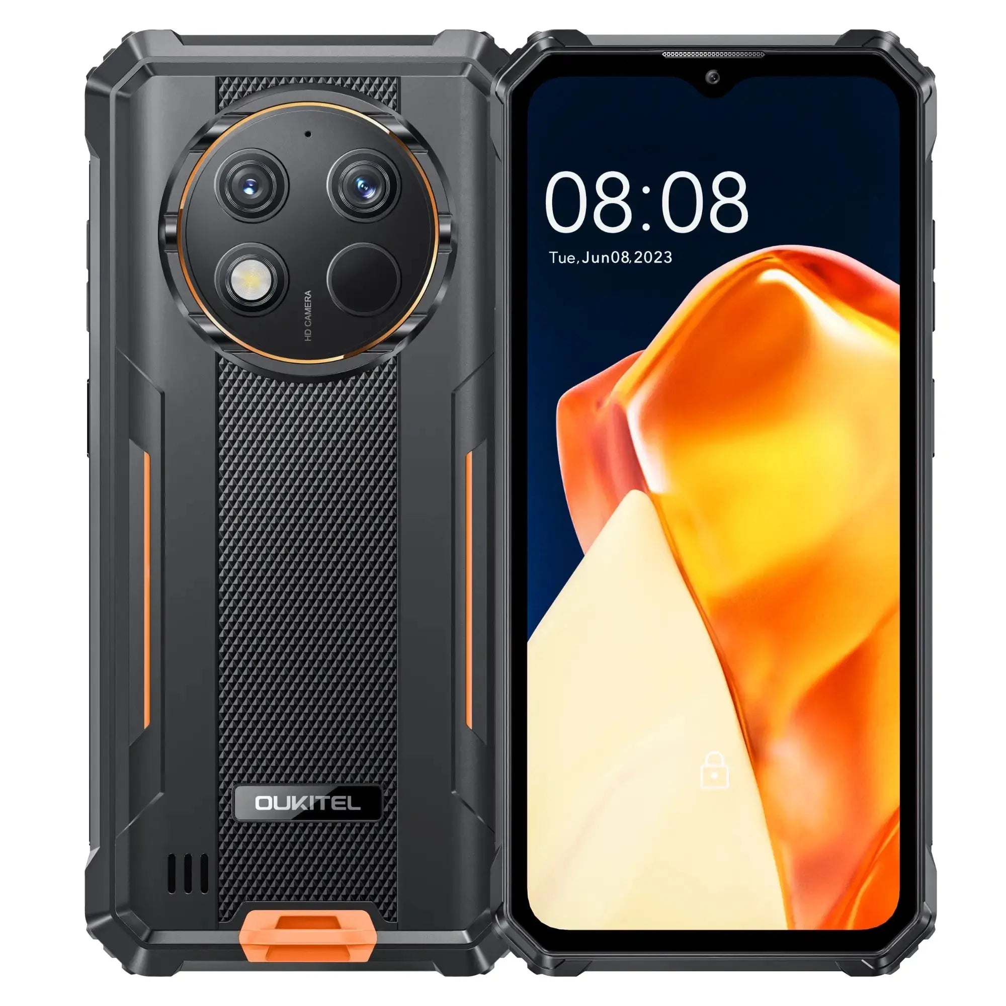 OUKITEL G1 S Rugged Phone 6.52-inch 10600mAh Big Battery 13MP Camera (4+128GB)