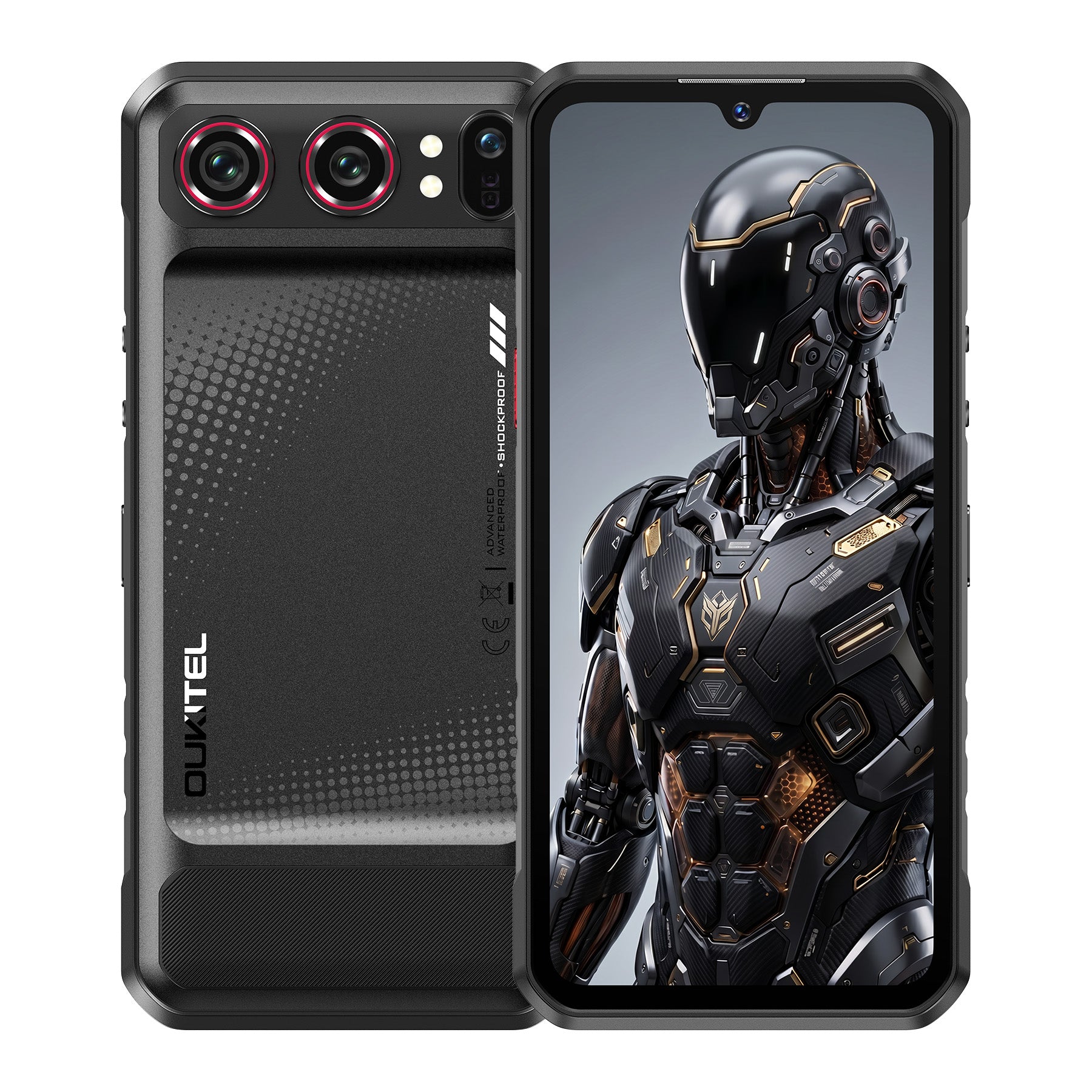 OUKITEL WP68 Air 5G Rugged Phone 6.88'' HD+ Display 8000mAh Battery 64MP Camera Android 16 (12GB+512GB NFC)