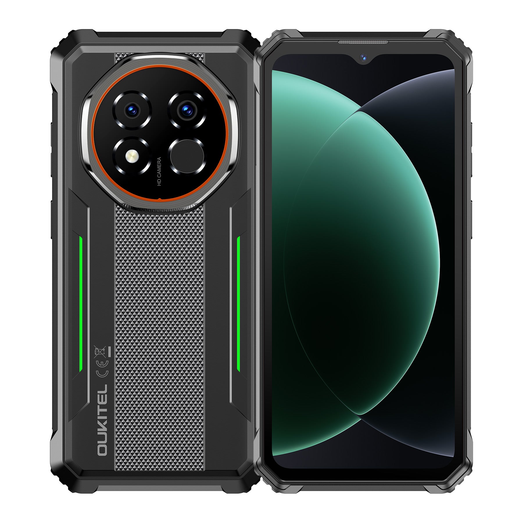 OUKITEL G6-EV 4G Rugged Phone 6.52'' HD+ Display 10,600mAh Big Battery 64MP Camera Android 16(8GB+256GB)