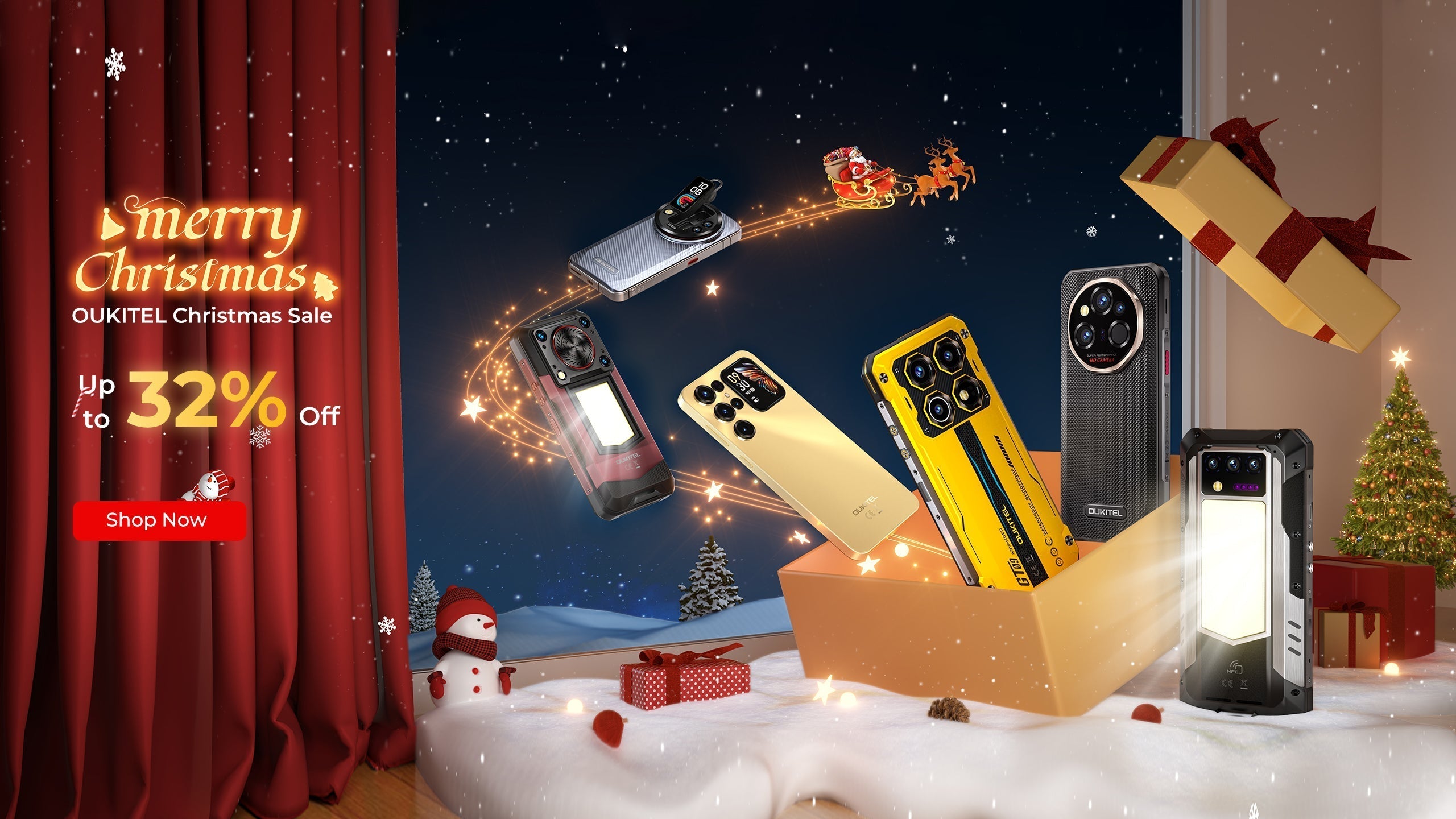 OUKITEL’s Top Christmas Gifts 2025: Premium Rugged Devices to Make the Holidays Memorable