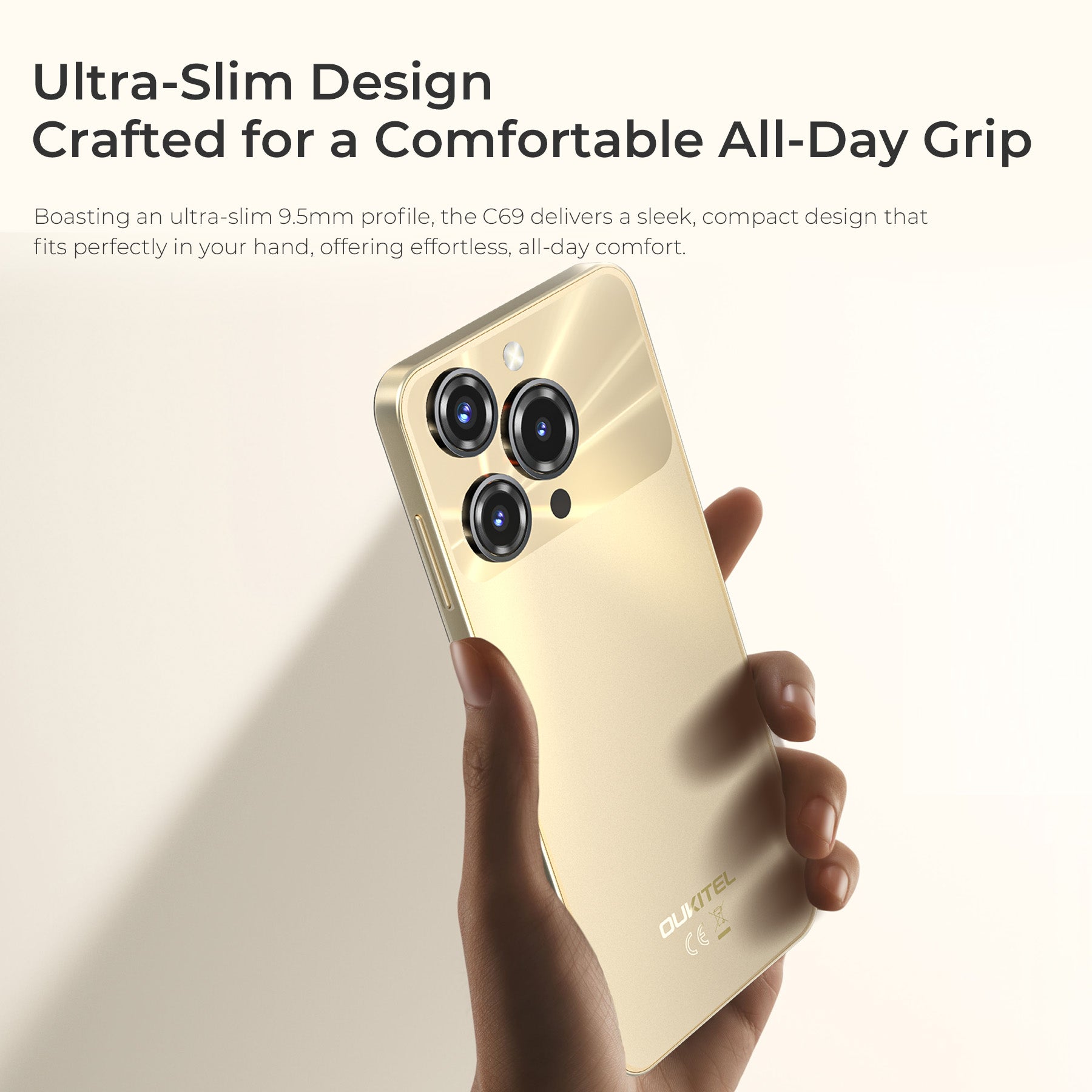 OUKITEL C69 7.2-inch 6000mAh Battery 9.5mm Ultra-thin Body