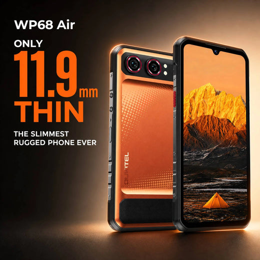 OUKITEL WP68 Air 5G Rugged Phone 6.88'' HD+ Display 8000mAh Battery 64MP Camera Android 16 (12GB+512GB NFC)